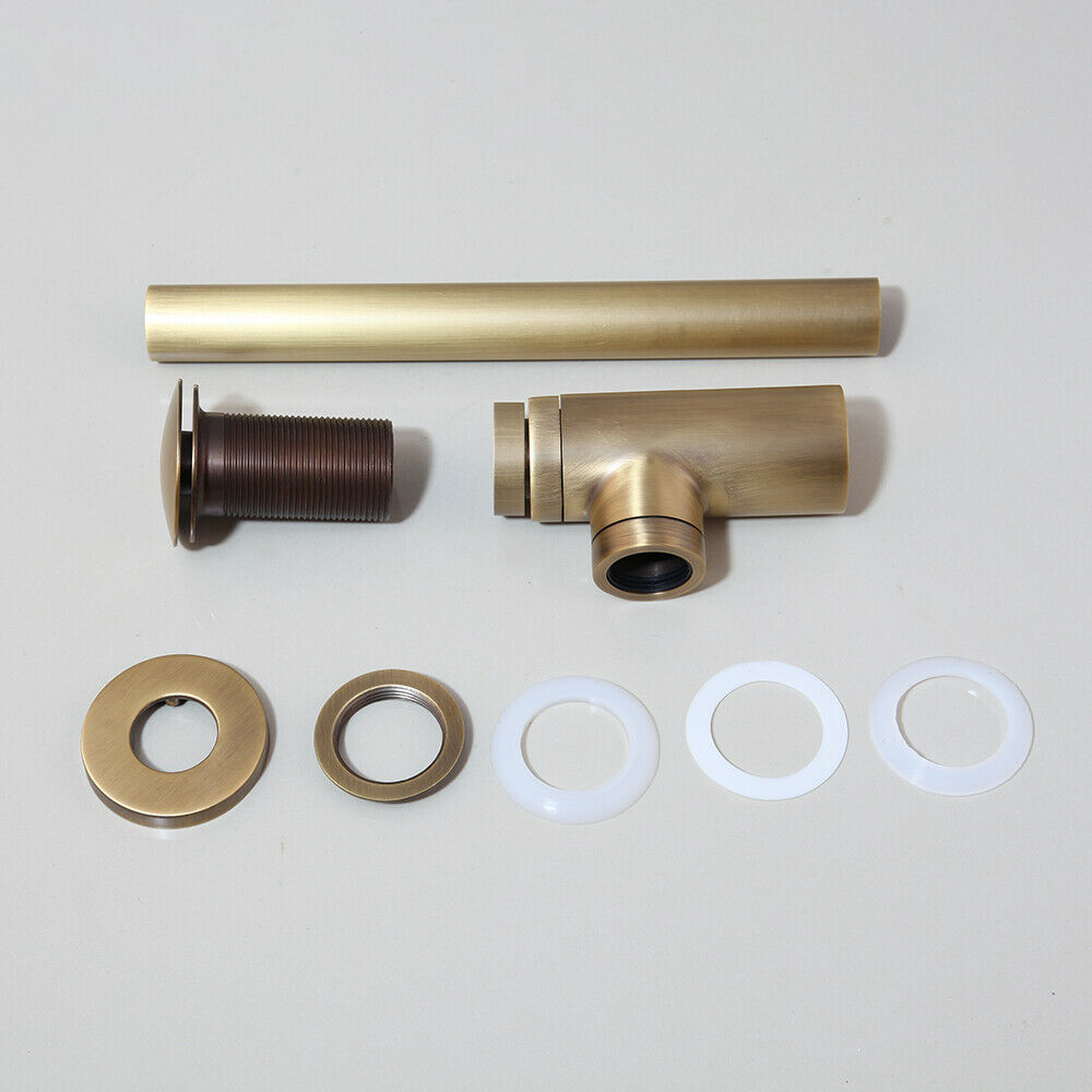 Bronze-Siphon mit Pop-Up-Ablauf ohne Überlauf