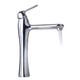 Elegant chrome mixer tap