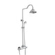 Thermostatic nostalgic chrome shower set