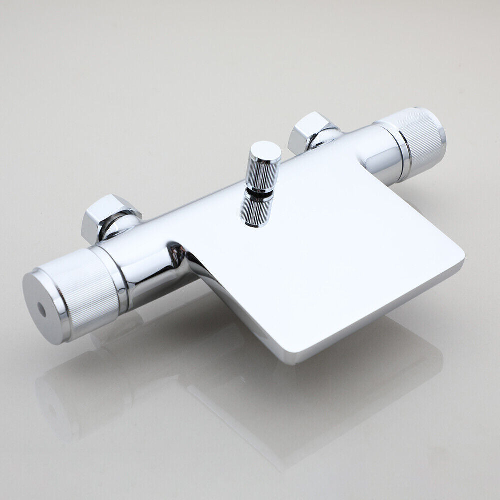 Chrom-Wasserfall-Wannenmischer mit Handbrause