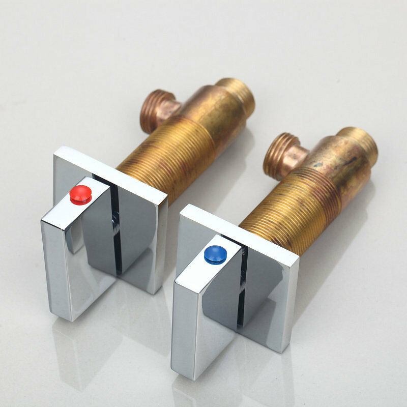 Chrome waterfall wall tap