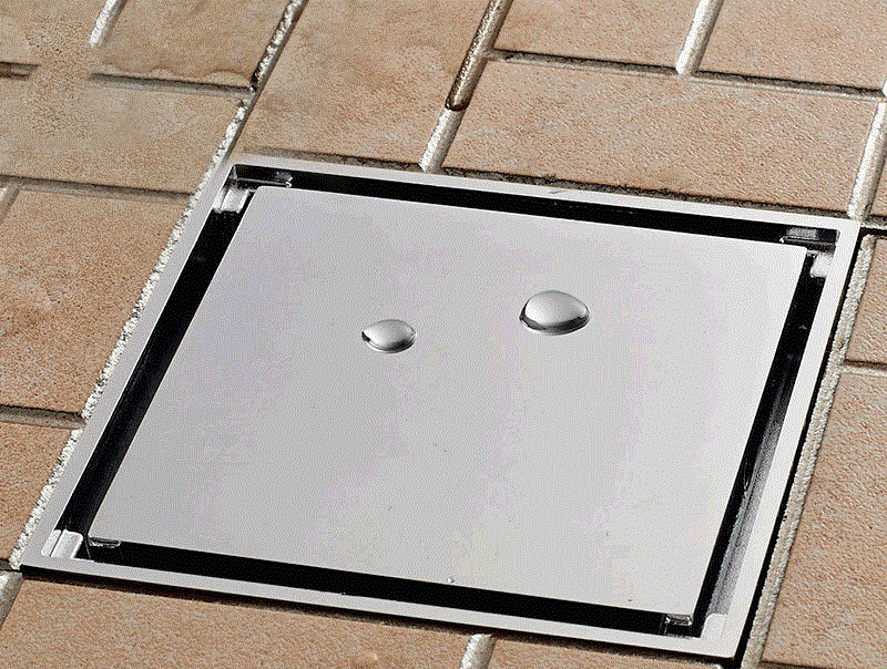 Modern Chrome Shower Drain