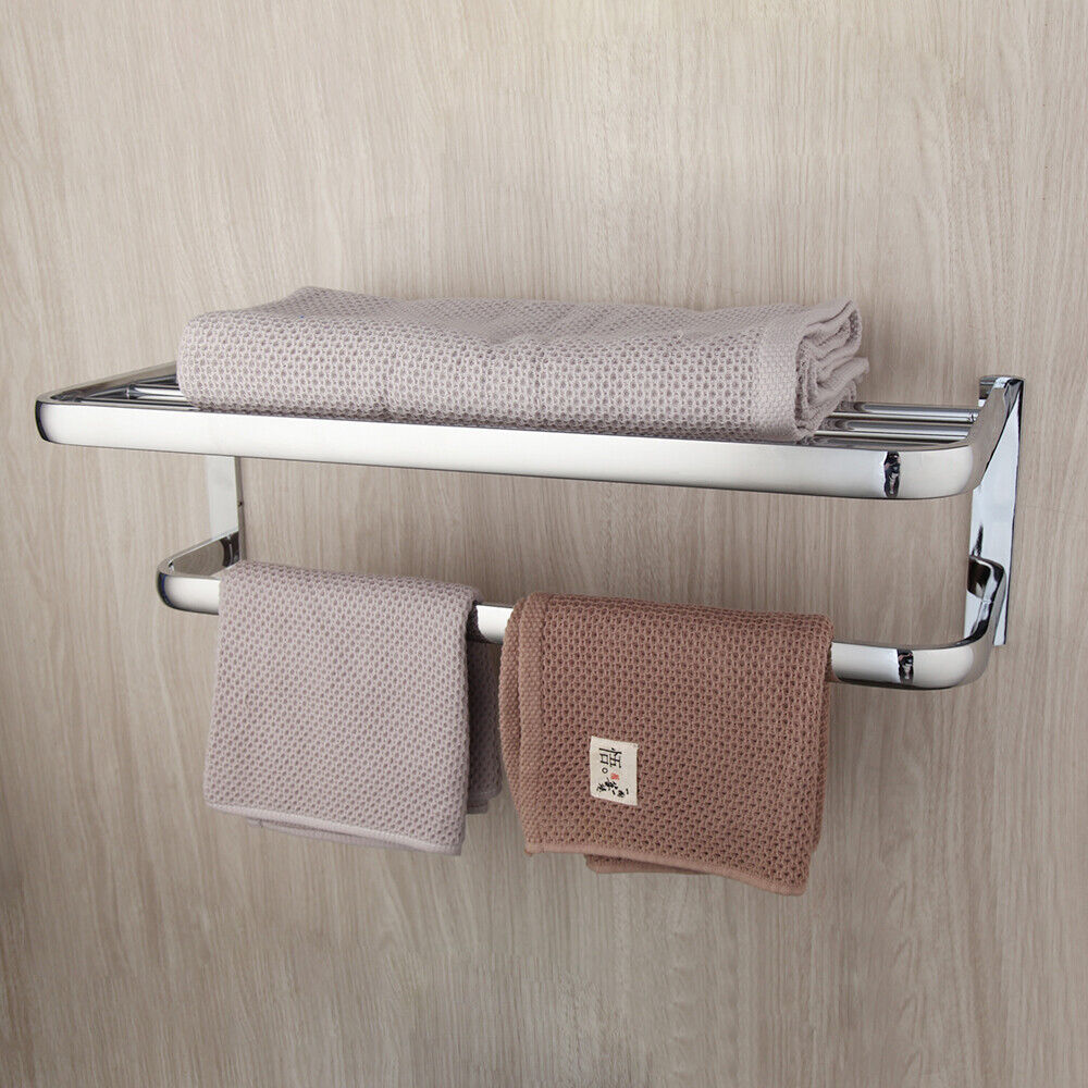 Moderne Handtuchhalter-Wandhalterung aus Chrom