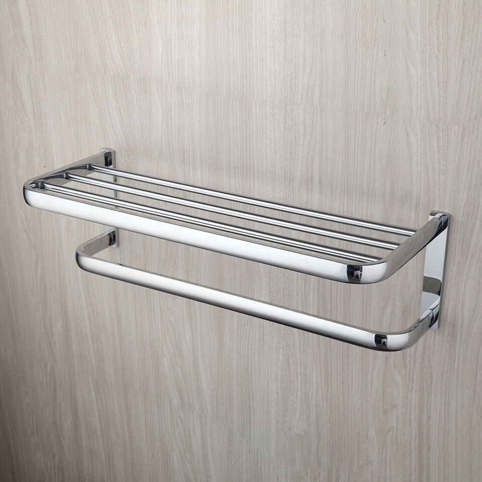 Moderne Handtuchhalter-Wandhalterung aus Chrom