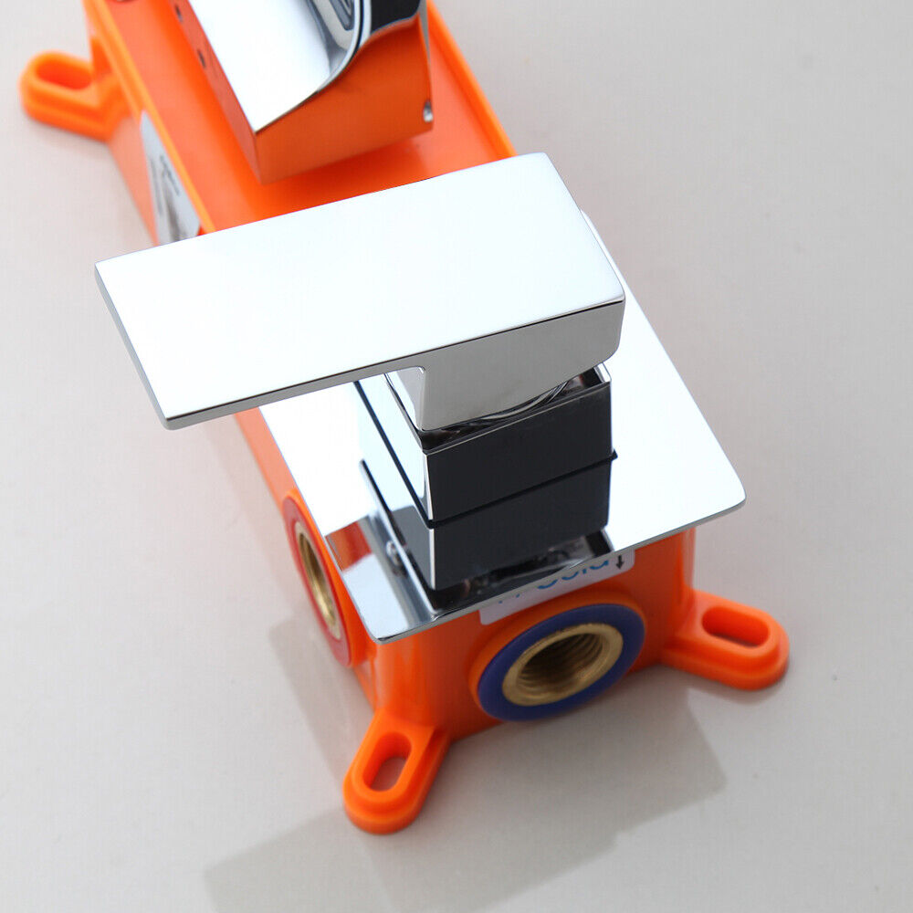 Chrom-Wasserfall-Einbaumischbatterie