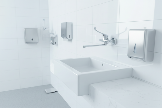 Medical faucet chrome