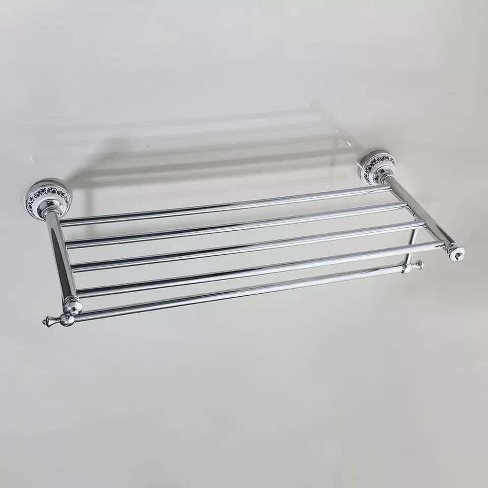 Chrome Towel Rack - Stylish and Nostalgic