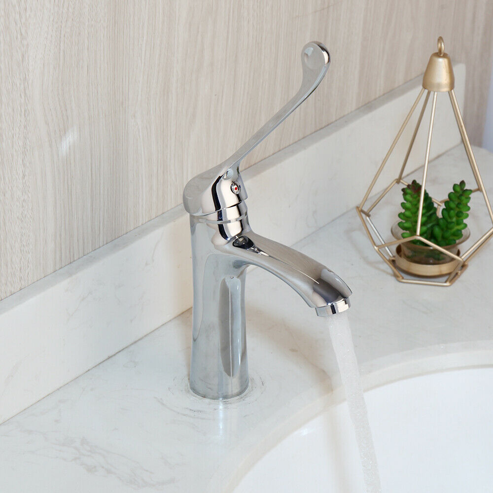 Elbow mixer tap chrome