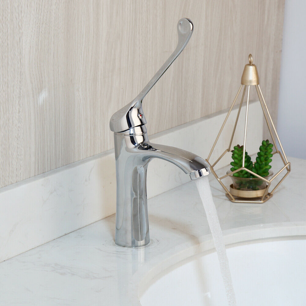 Elbow mixer tap chrome
