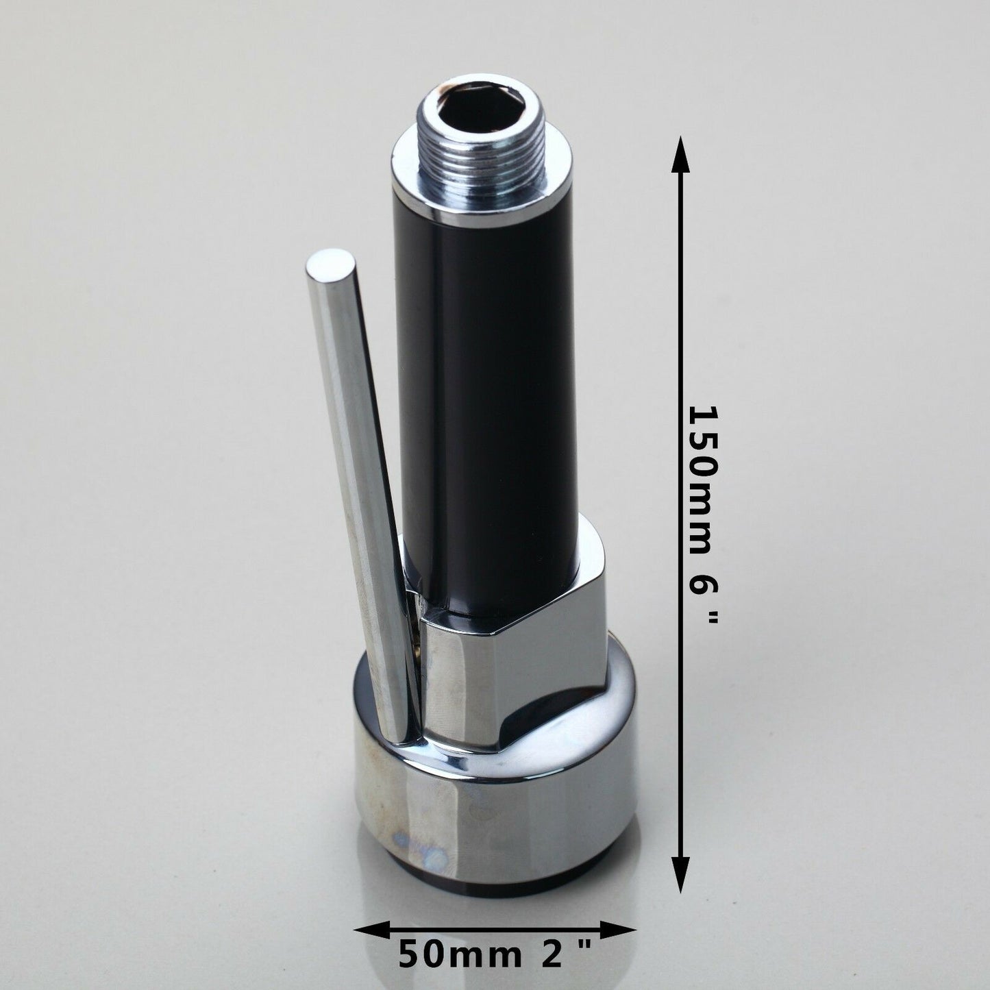 Chrome black spray head