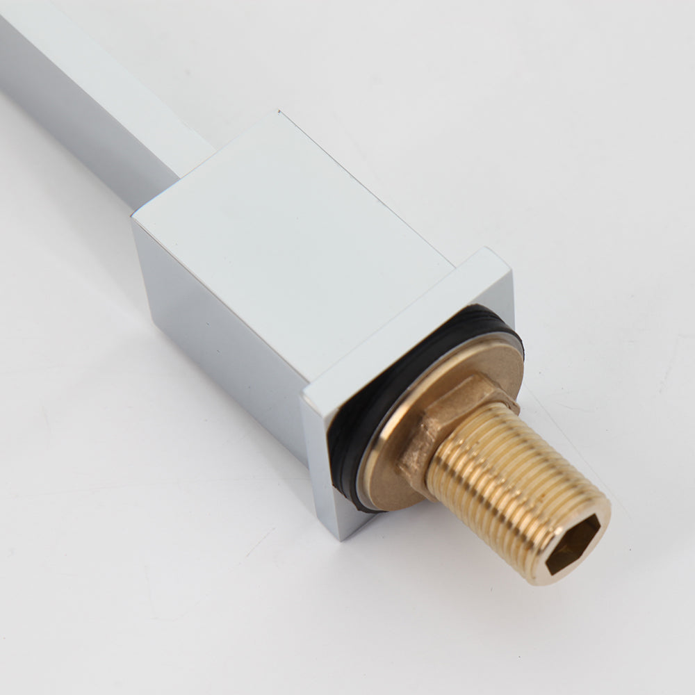 5-teilige Wannenarmatur zur Wannenrandmontage, Chrom