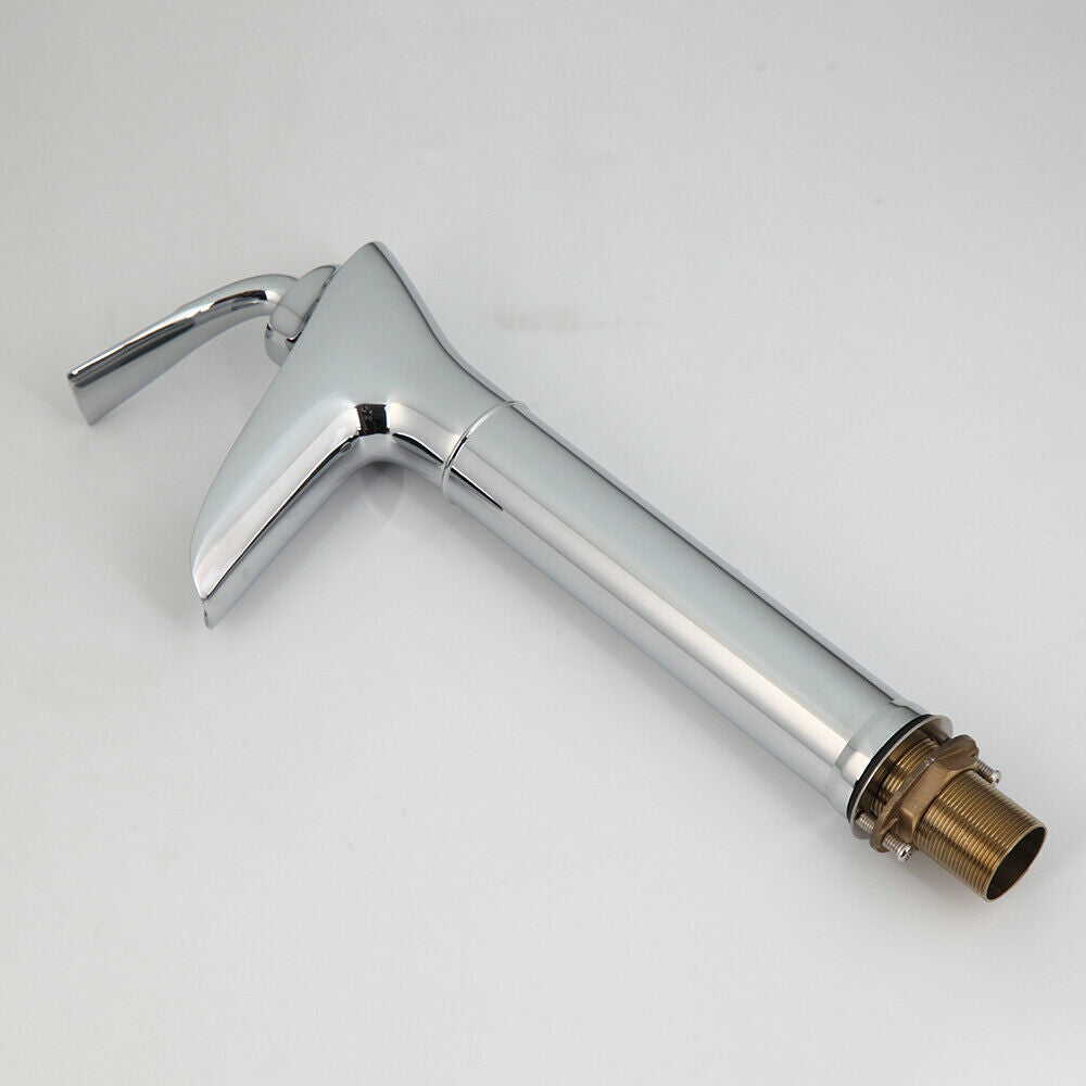 Chrome waterfall tap mixer tap design