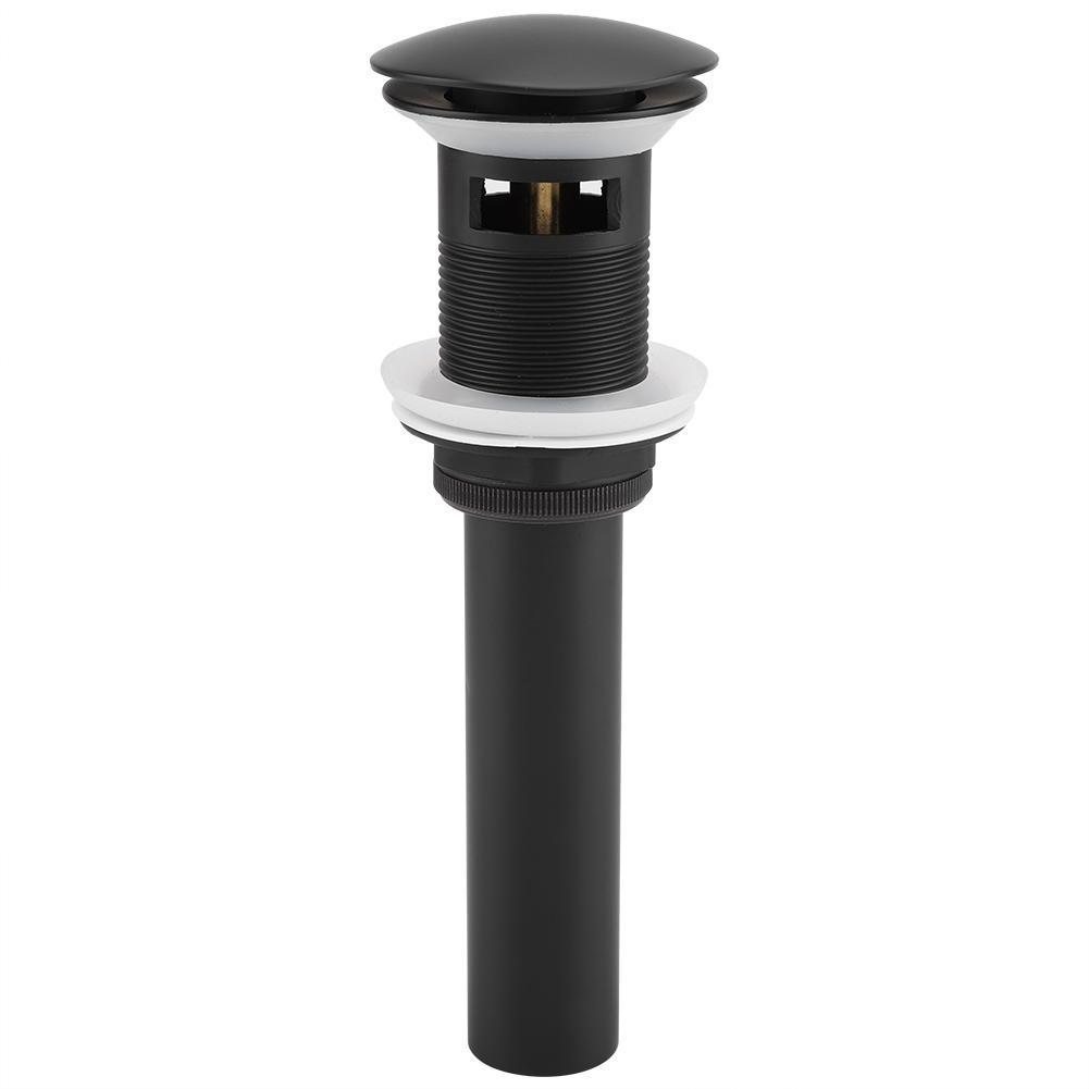 Mattschwarzer Klick-Abfluss