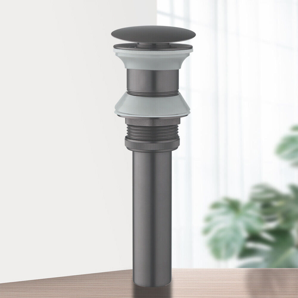 Gun Metal Klick-Ablauf ohne Überlauf