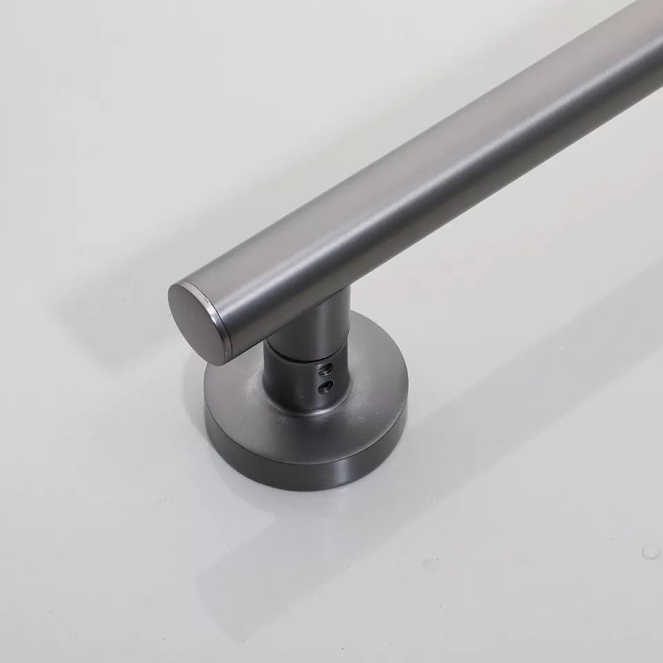 Gun Metal Shower Faucet with Sliding Bar and Hand Shower