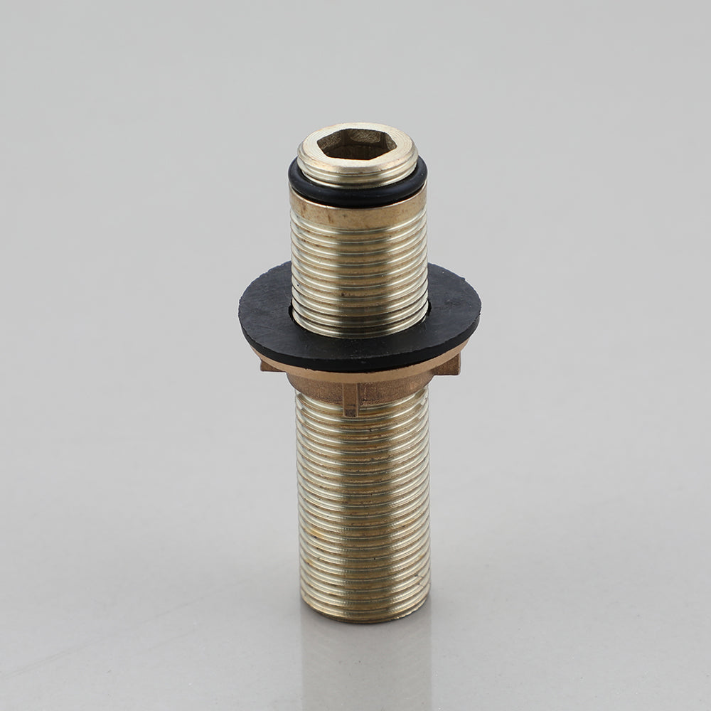Threaded tube 7cm for mounting cold water tap G 1/2 size