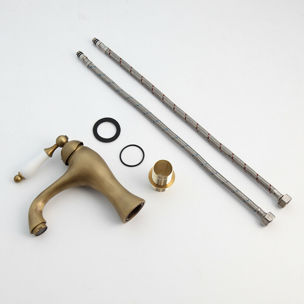 Bronze-colored mixer tap