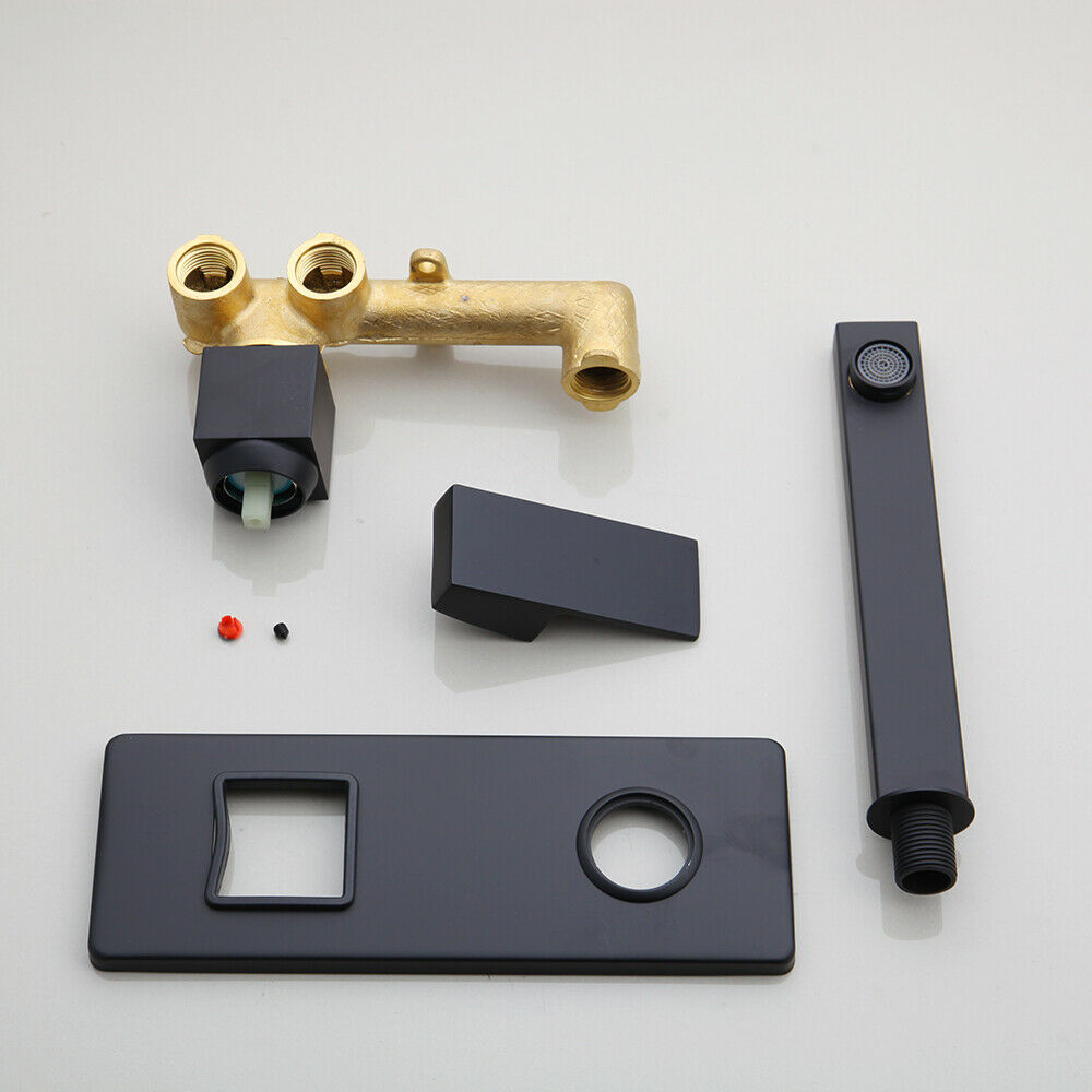 Unterputzarmatur schwarz