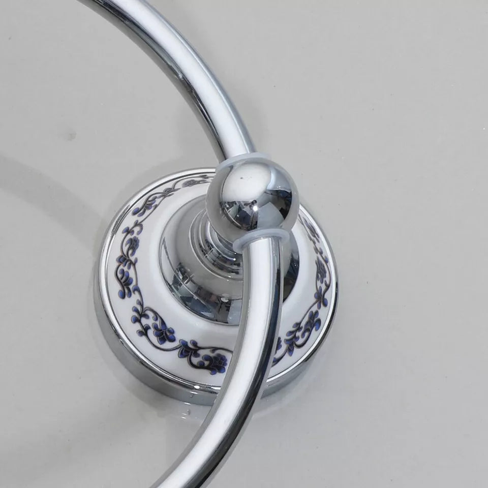 Luxury Towel Ring - Chrome