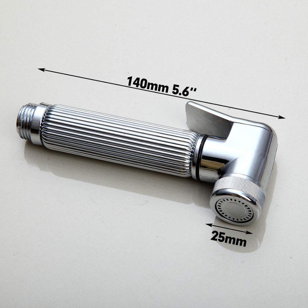 Chrome bidet sprayer