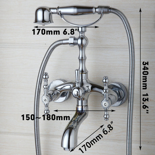 Classic chrome bath tap