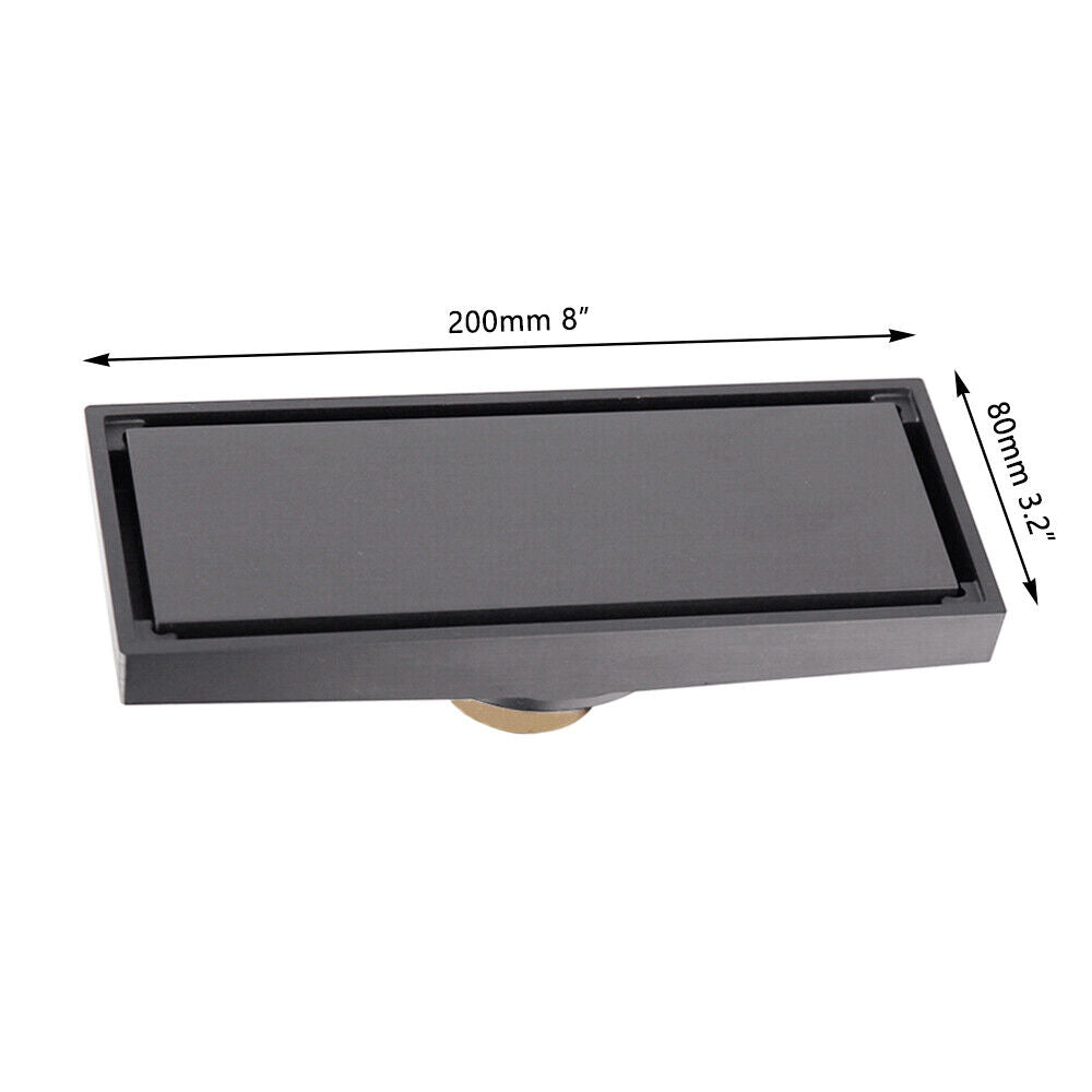 Gunmetal Shower Drain for Bathroom