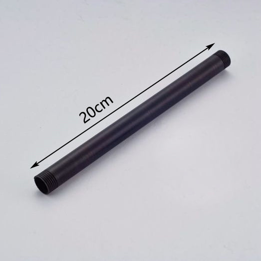 Oil bronze ceiling shower rod round model