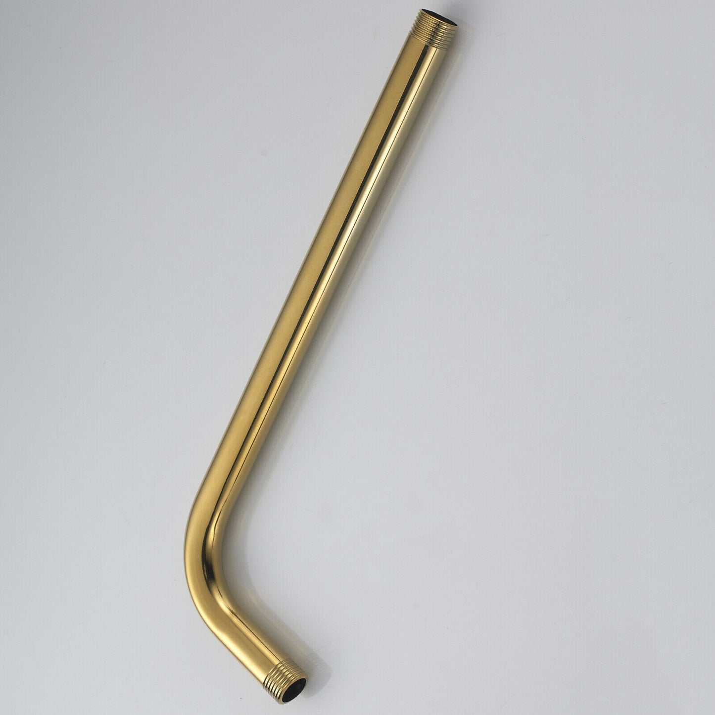 Round shower arm gold