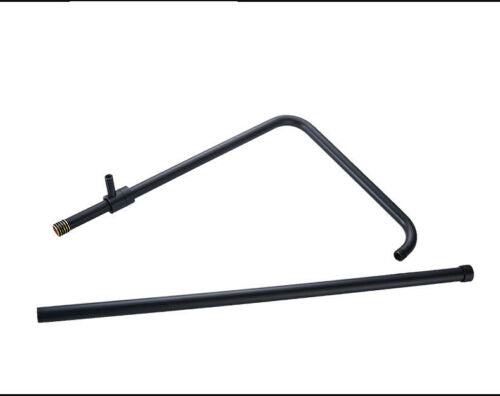 Mattschwarze Thermostatdusche