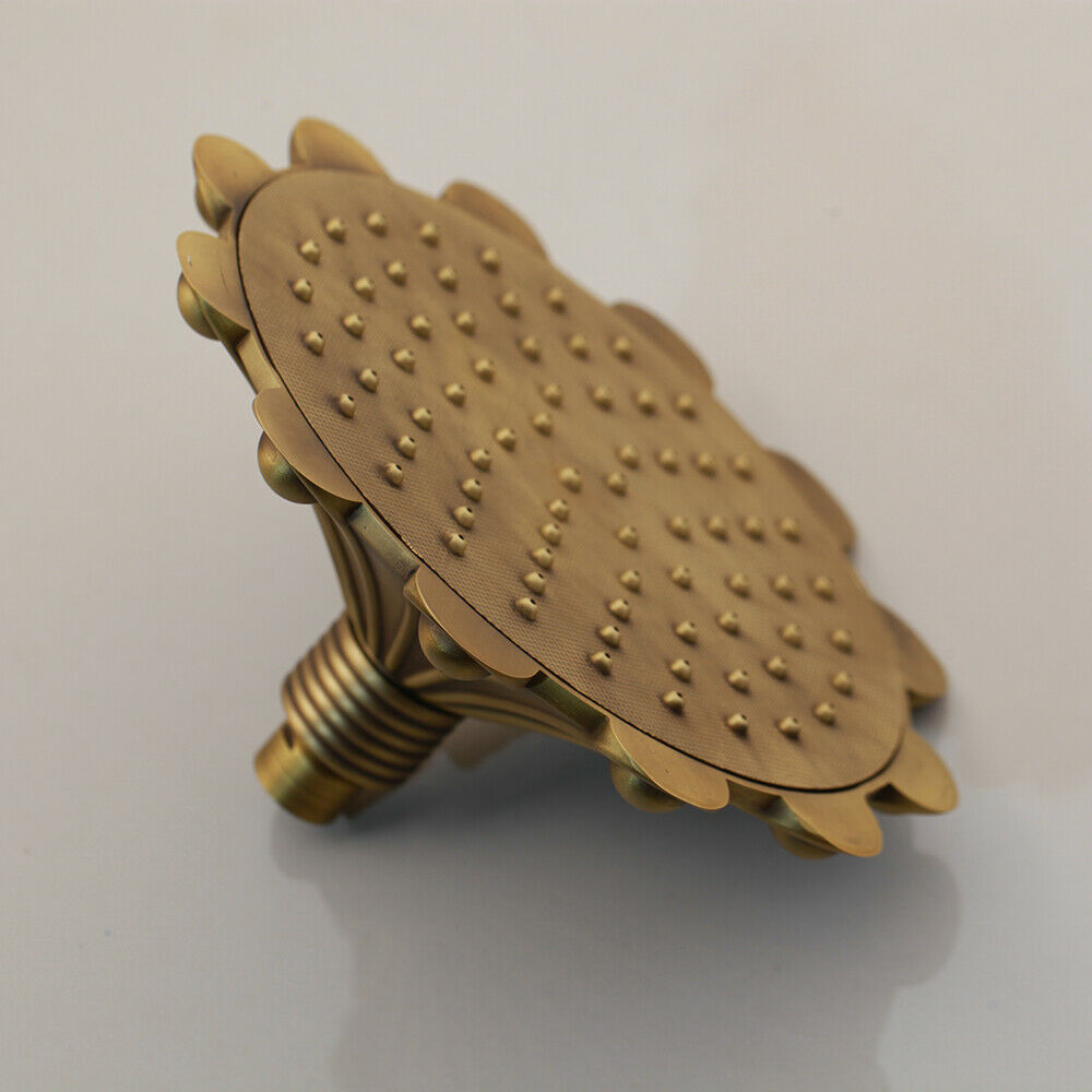 Nostalgic bronze-colored surface-mounted shower