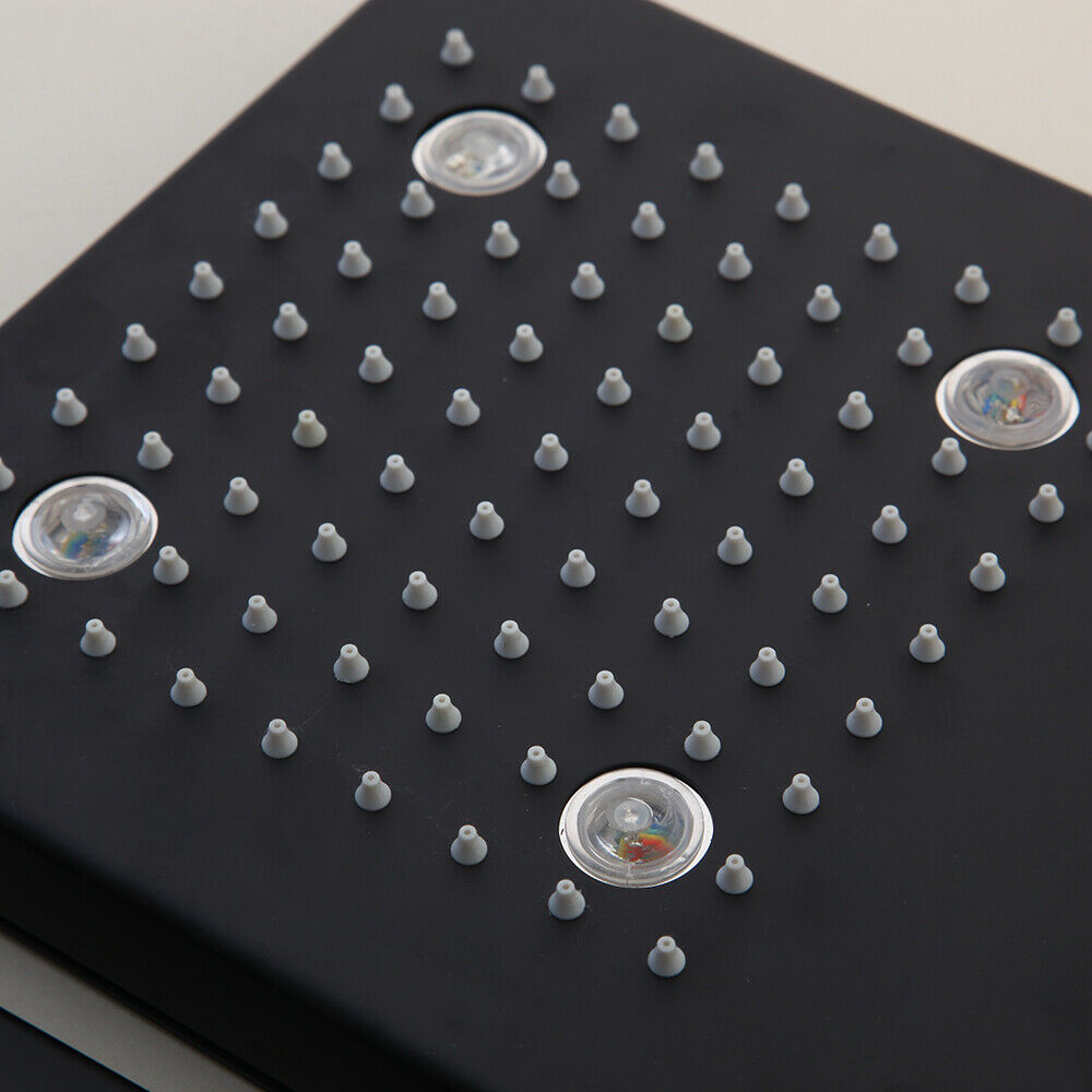 Black LED shower