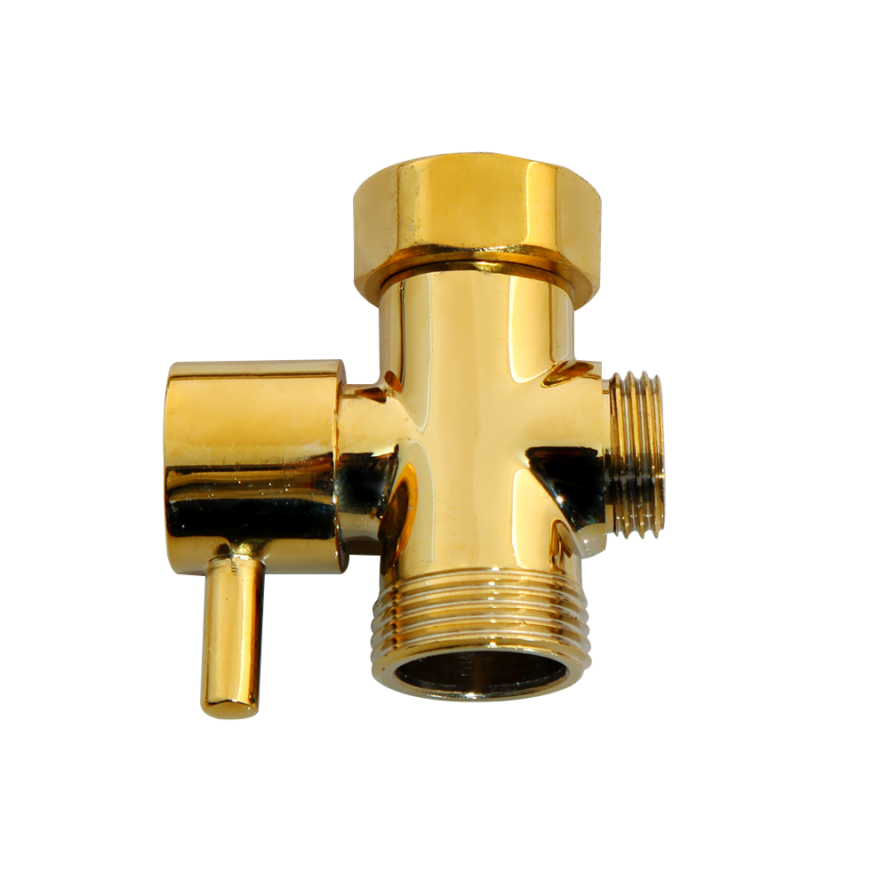 Golden hand shower tap