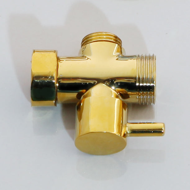 Golden hand shower tap