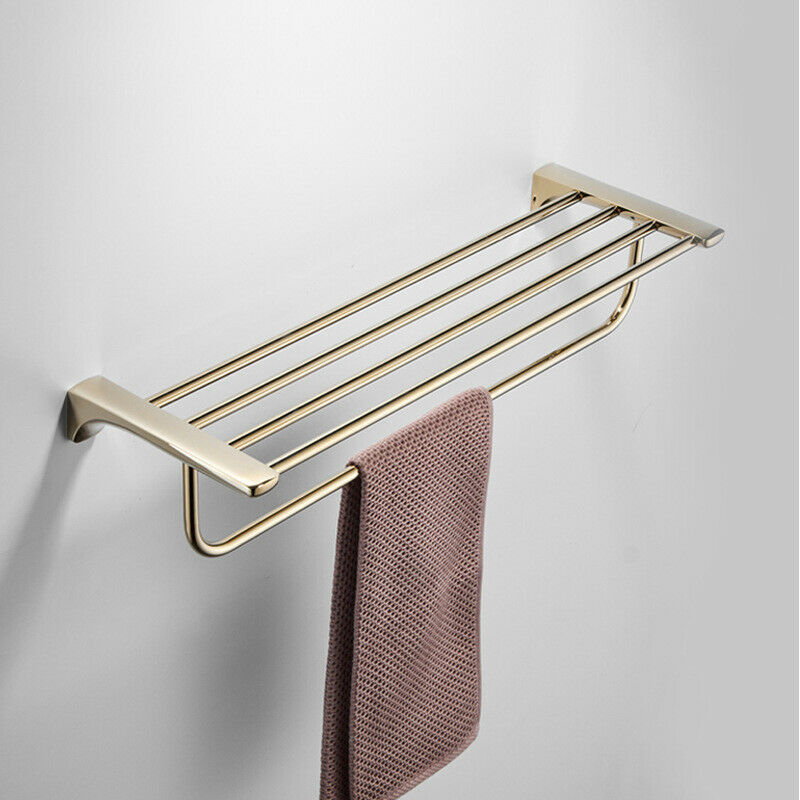 Goldfarbenes Badezimmerregal