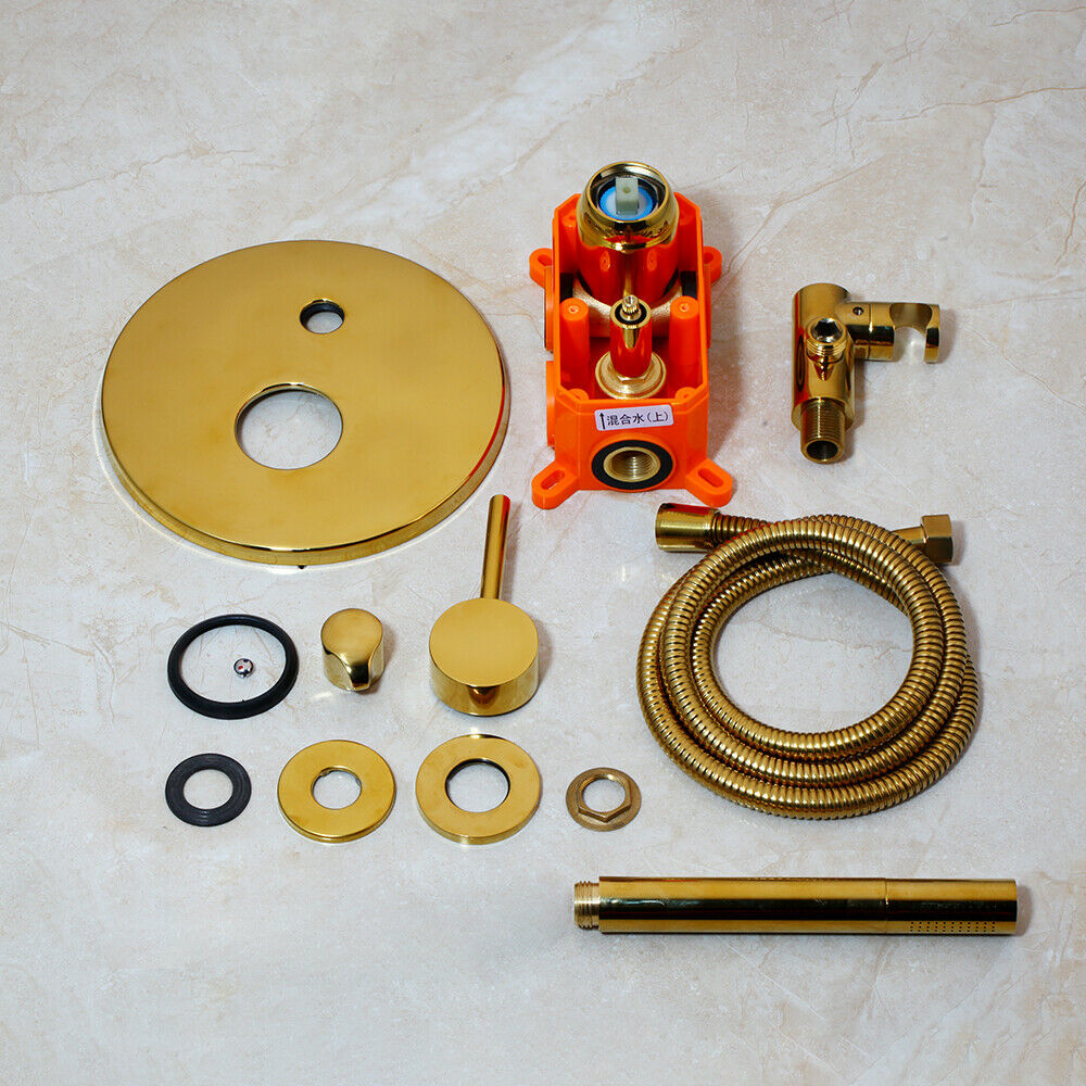 Goldene Einbaudusche