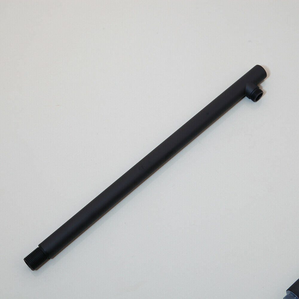 Mattschwarze Einbaudusche