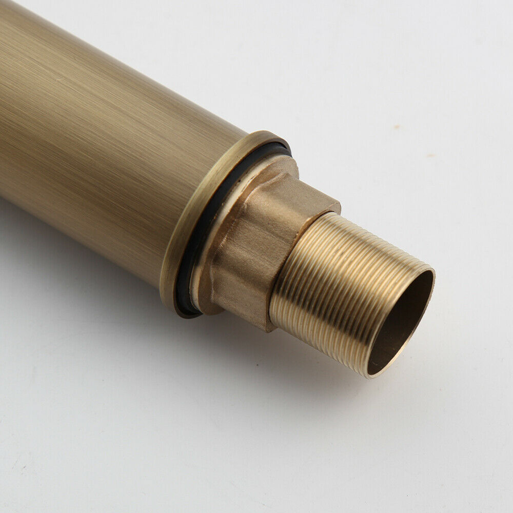 Country-style mixer tap, bronze finish