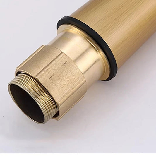 Landelijke en nostalgische bronskleurige wastafelkraan