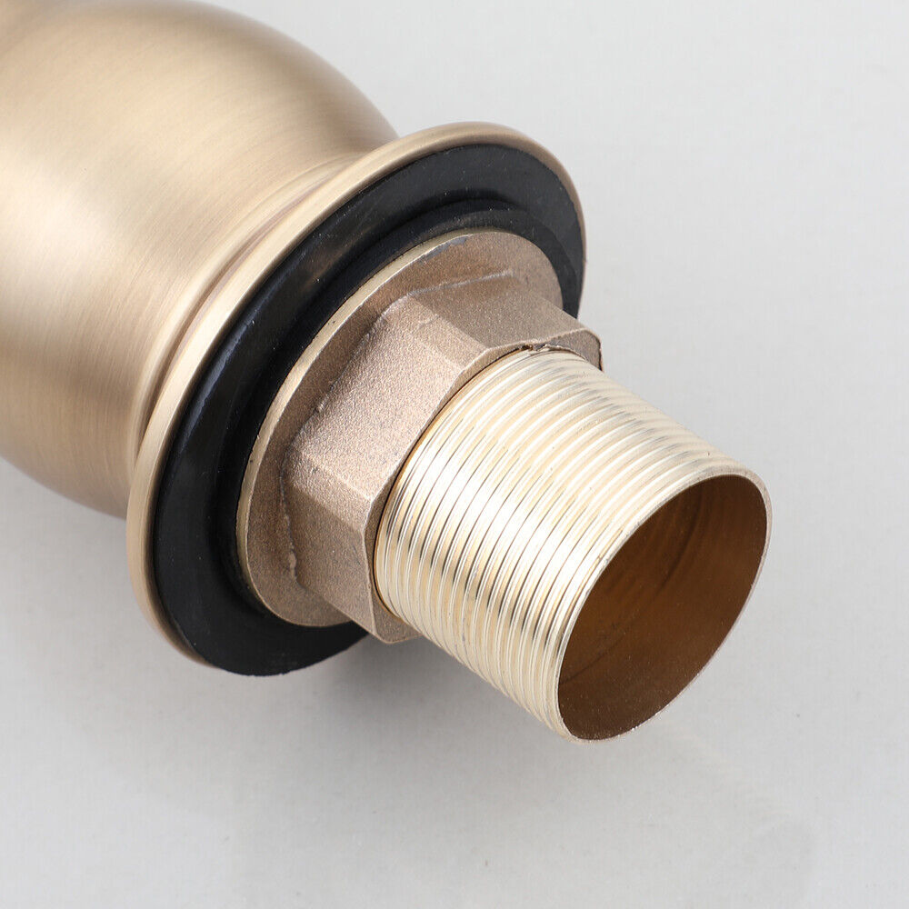 Antique look bronze washbasin tap