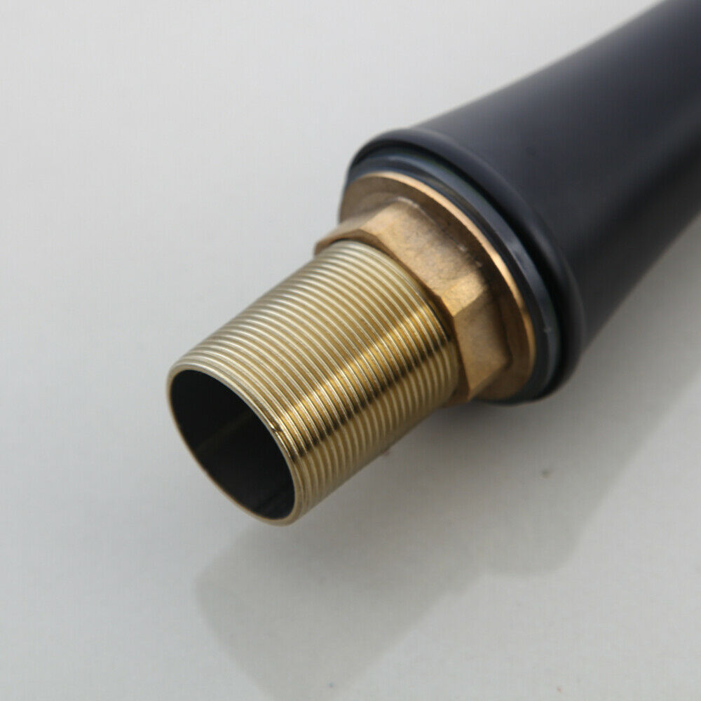 3-teiliger schwarzer Wasserhahn