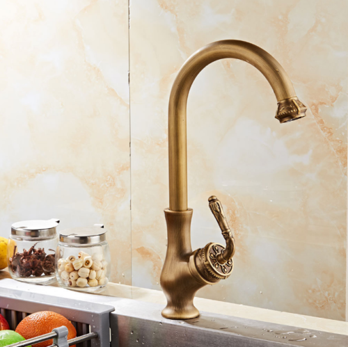 Elegant bronze faucet