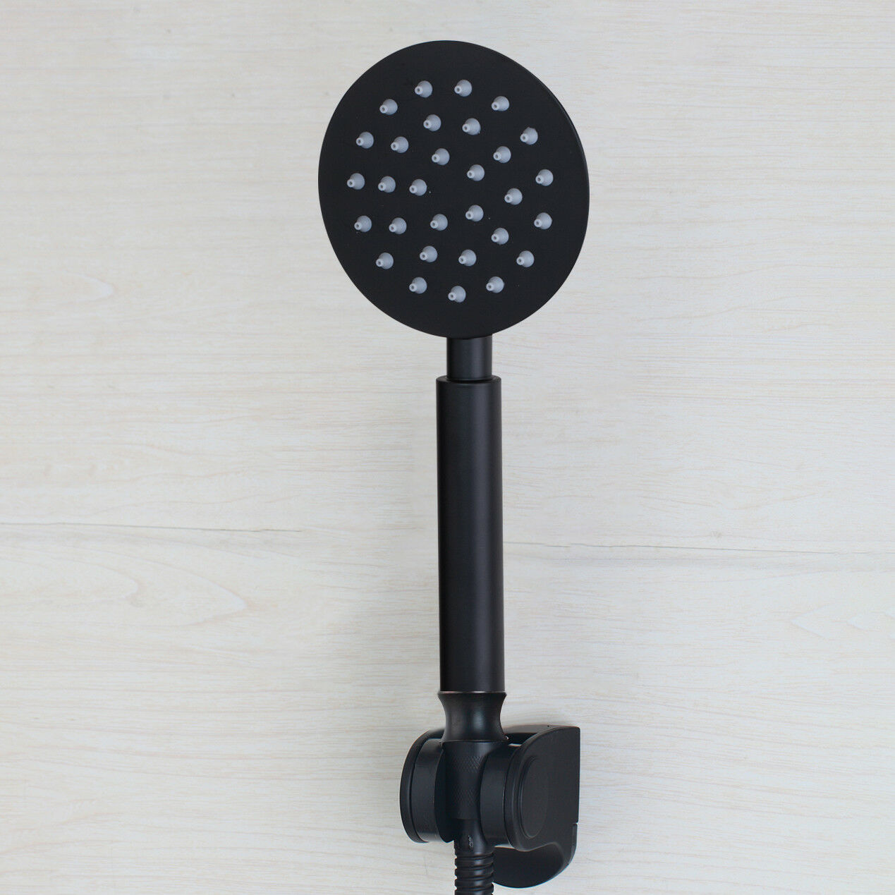 Black shower set
