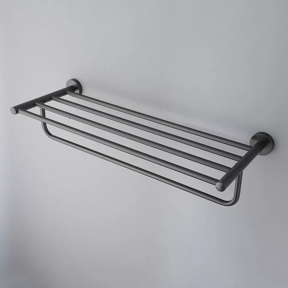 Handdoekrek in Gun Metal Uitvoering