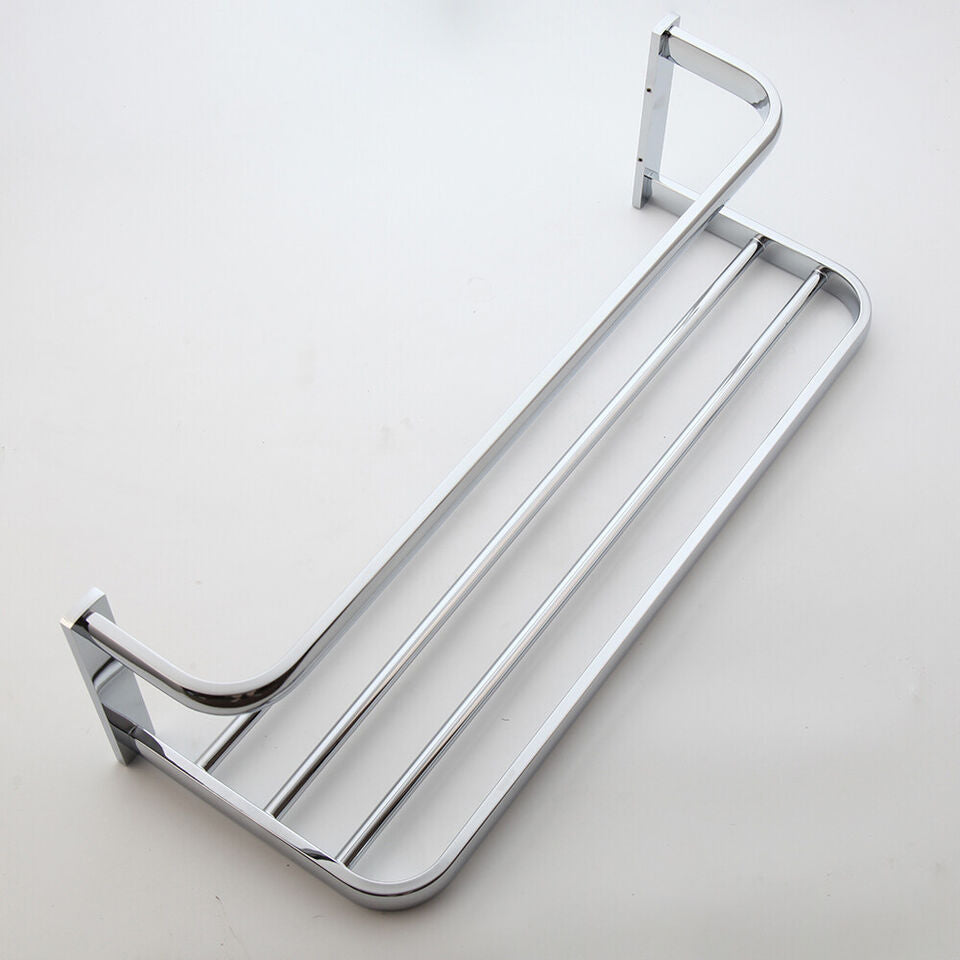 Moderne Handtuchhalter-Wandhalterung aus Chrom