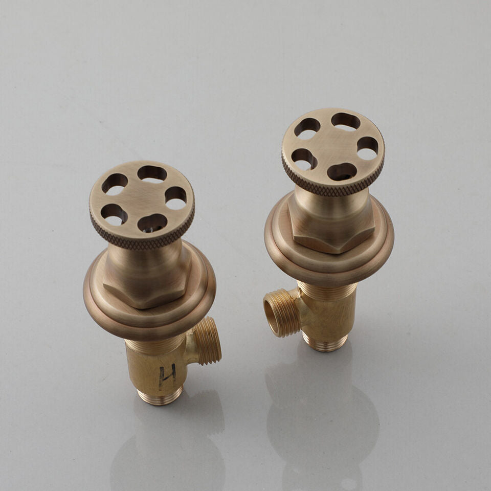 Nostalgic bronze-colored built-in wall tap mixer tap