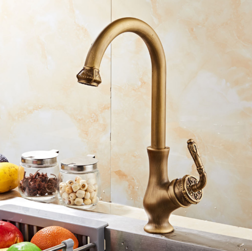 Elegant bronze faucet