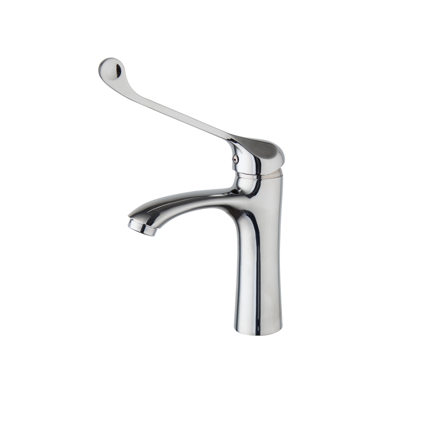Elbow mixer tap chrome