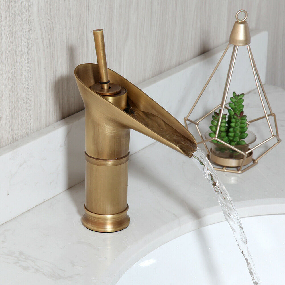 Bronze waterfall tap