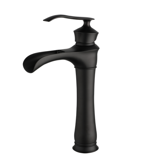 Schwarzer Waschbecken-Wasserfallhahn für Ihr Badezimmer