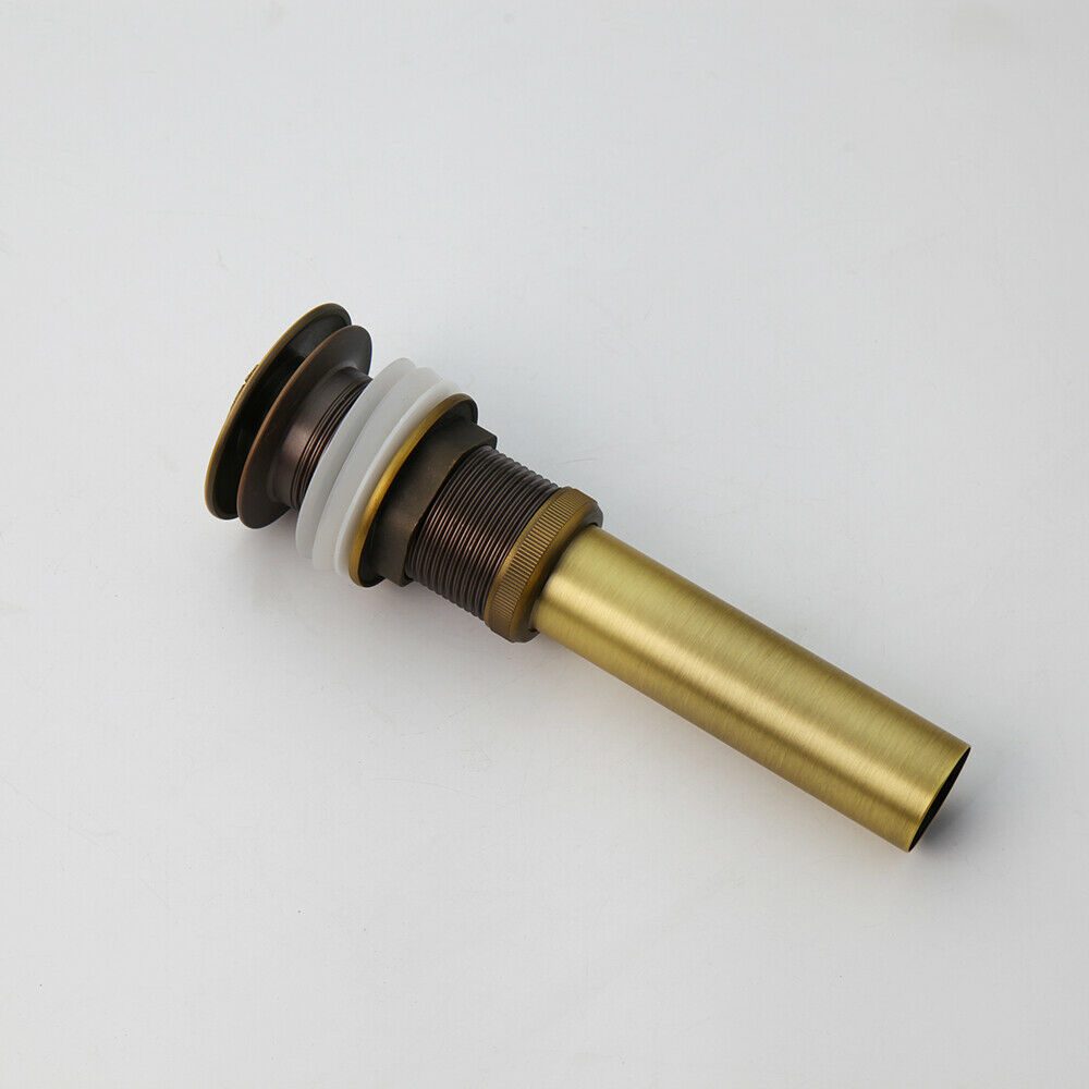 Klick-Ablauf ohne Überlauf, bronzefarben